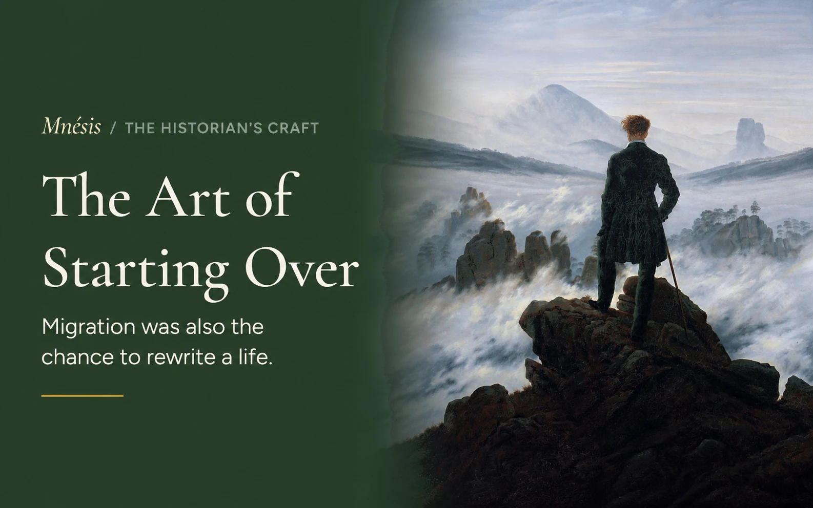 The Art of Starting Over
