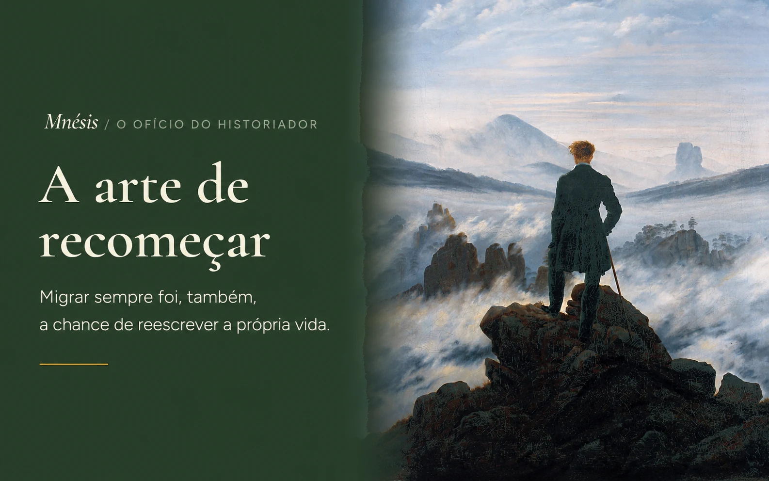 A arte de recomeçar