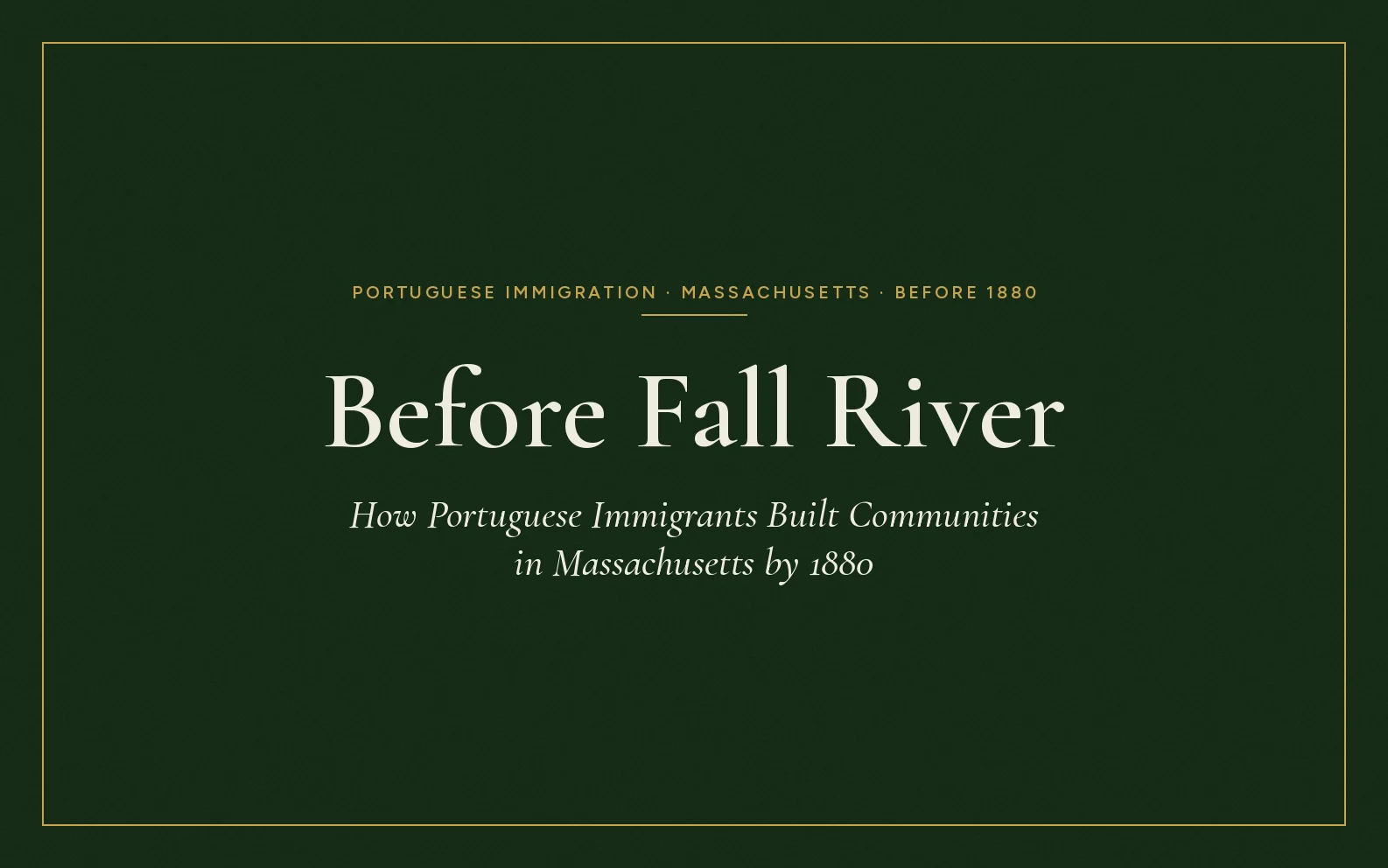 Before Fall River