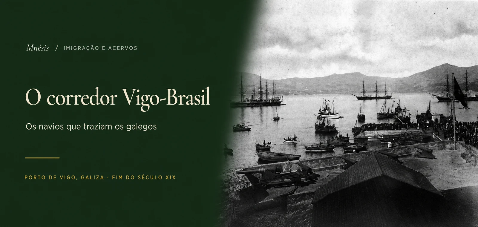 Porto de Vigo, Galiza, fim do século XIX.