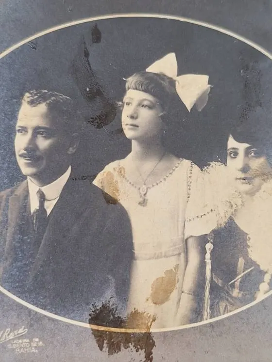 Retrato de José Augusto Maia com a família